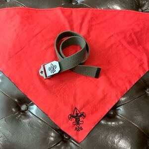 Boy Scouts of America Uniform Belt & Neckerchirf